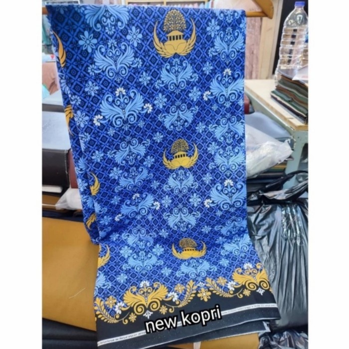 Kain Kain Batik New Korpri Terbaru / Bahan Batik Katun Seragam Korpri New