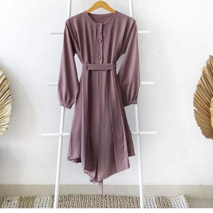 Tunik Amanda Terbaru 2022 Wanita Murah Polos Kekinian - Tunik wanita