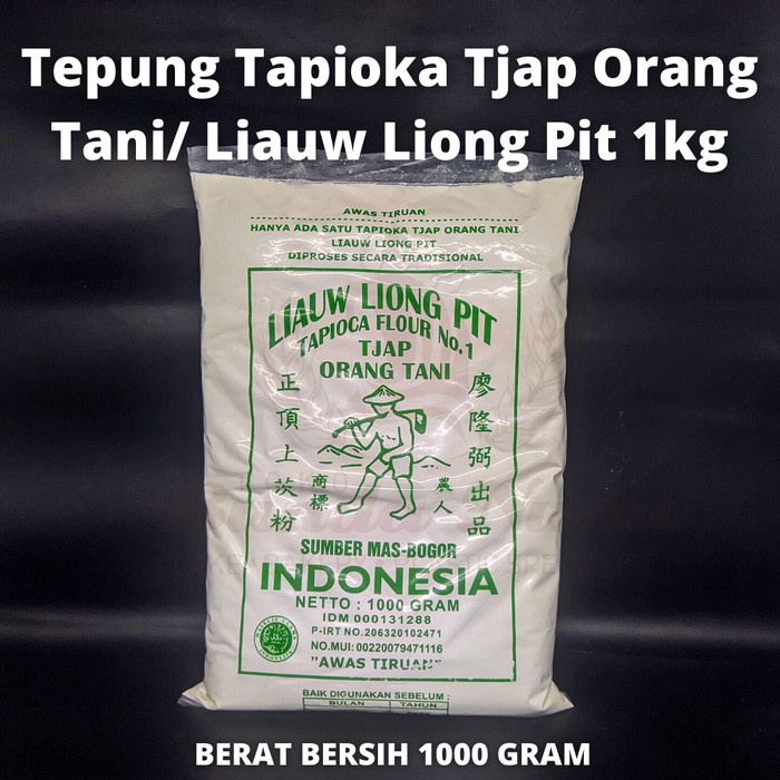 

Tepung Tapioka jap Orang Tani Liau Liong Pit 1 kg