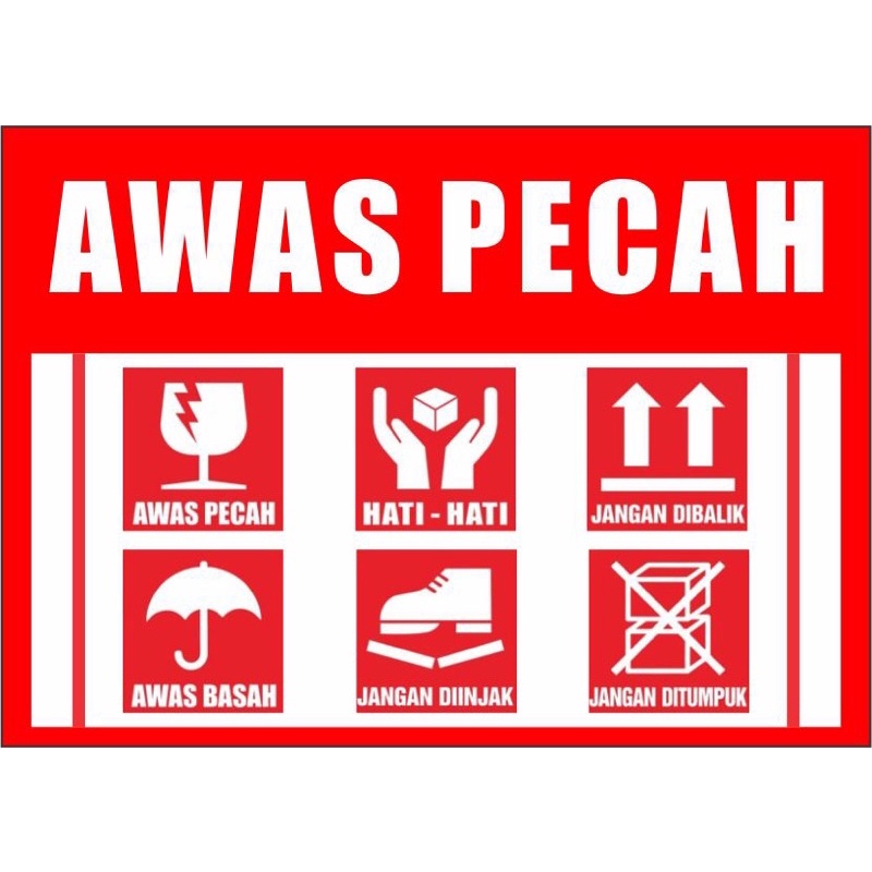 

STIKER UNBOXING, STIKER WARNING, STIKER AWAS PECAH, STIKER JANGAN DI BANTING