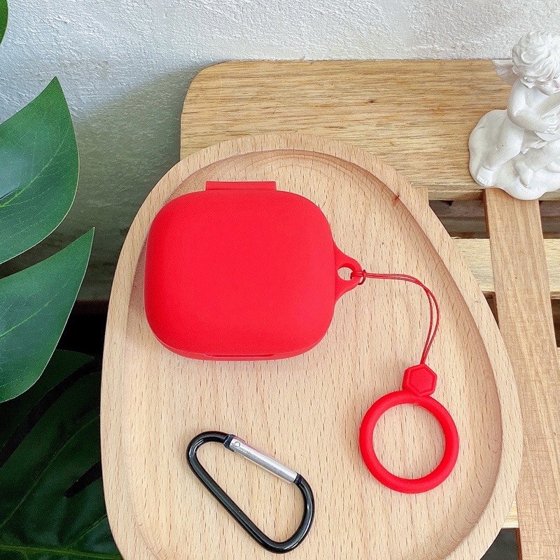 Soft Case Silikon Earphone JBL W300 TWS Dengan Gesper Anti Hilang