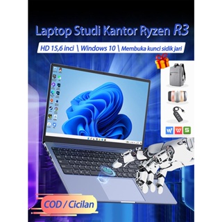 【NEW】Laptop gaming AMD Ryzen 3 2200U 15,6 inci baru kelas atas Laptop hemat biaya Ringan dan portabel Cocok untuk game pelajar, kantor bisnis, desain, dll. Garansi 1 tahun gratis + mouse nirkabel + tas komputer dan hadiah lainnya