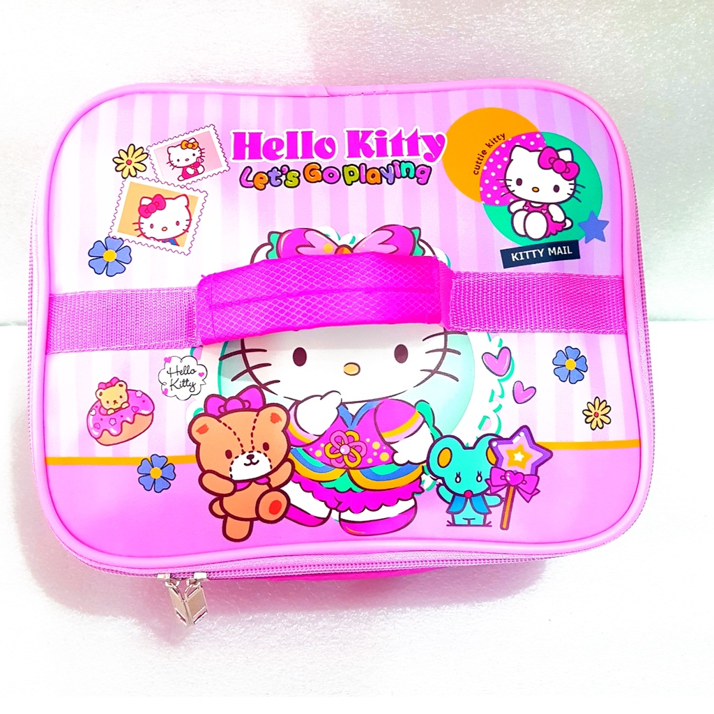 Tas Bekal Lunch Bag Foil Karakter / Lunch Bag Anak  /Tas bekal Anak Anak Lunch bag Foil Motif karakter /Tas bekal makanan Anak anak Full foil Tahan Air