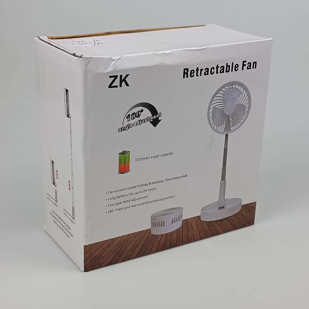 ZK Kipas Angin Standing Portable Rechargeable 7200mAh - ZK-20321