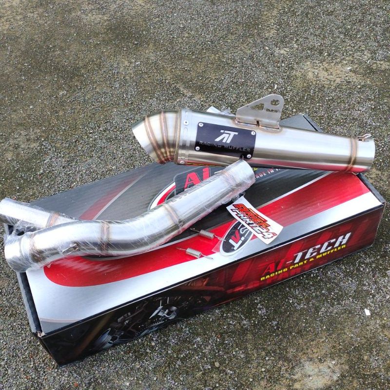 knalpot aitech full stainless kenalpot racing aitech cb gl MP gl100 model keong full stainless