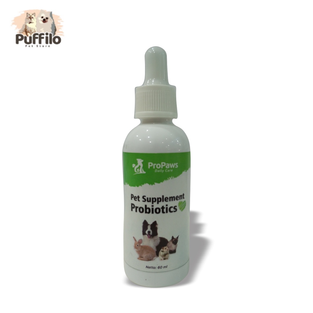 Vitamin Hewan Kucing Anjing Propaws Probiotic Supplement 60 ml