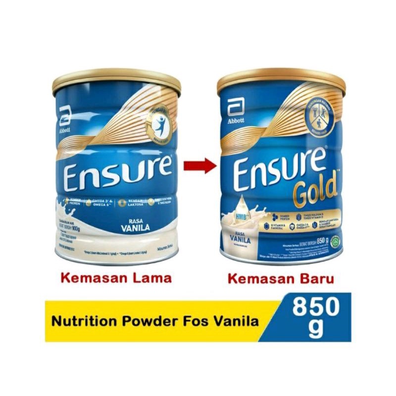 Ensure vanila 900 gr / Ensure gold 850 gr