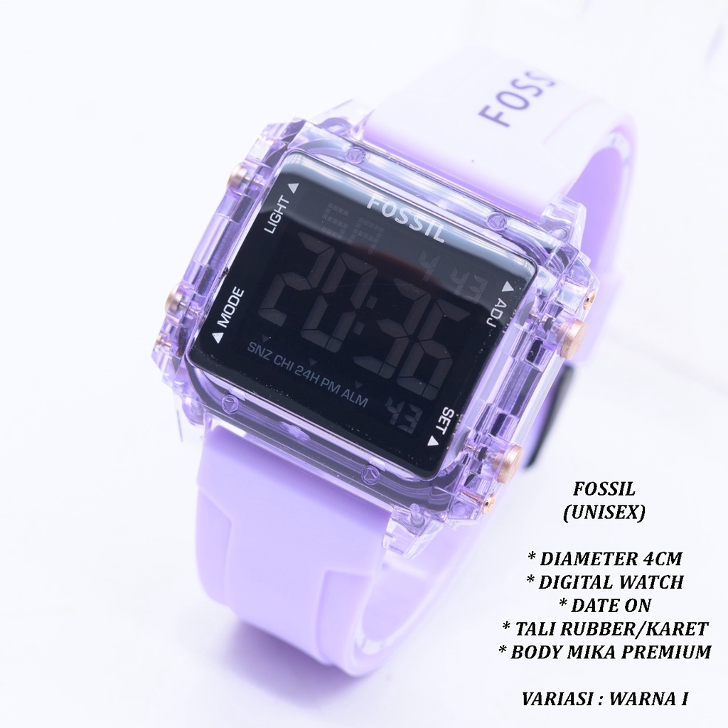 (BISA COD) JAM TANGAN WANITA FASHION HB-0012 TALI RUBBER BODY MIKA TANGGAL AKTIF