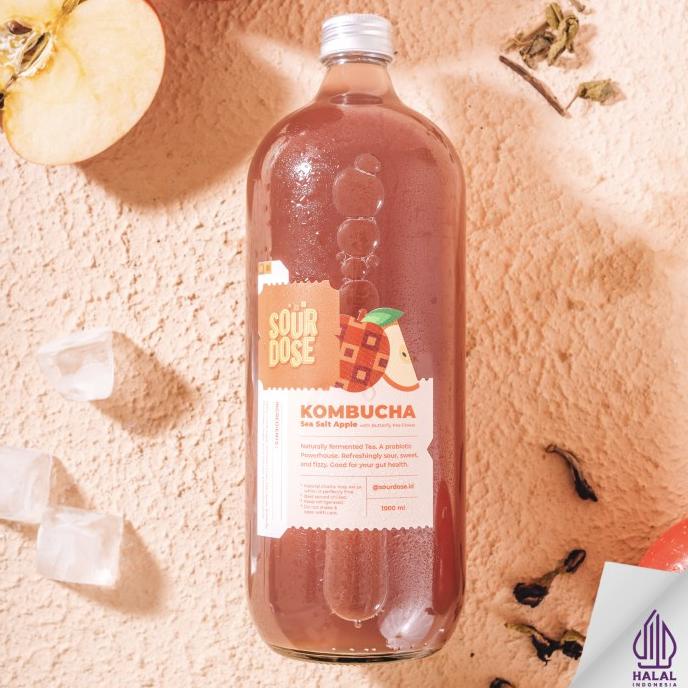 

Kombucha Sea Salt Apple - 1000ml | by Sourdose