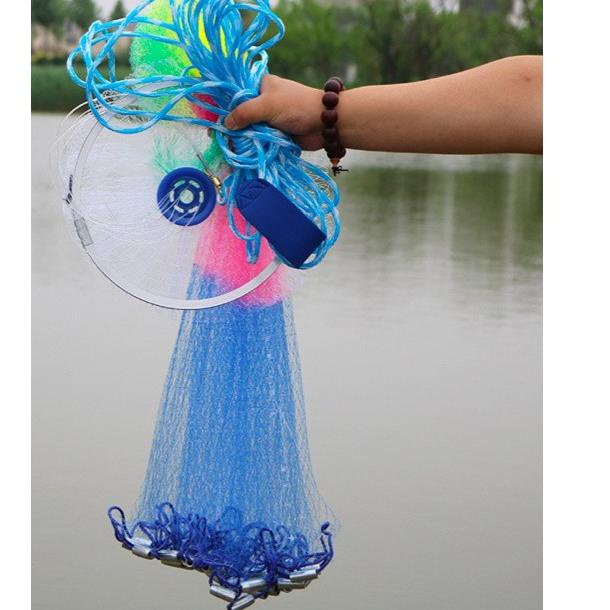 Menarik.. JALA IKAN JARING IKAN LEMPAR BAHAN NILON DAN COKELAT