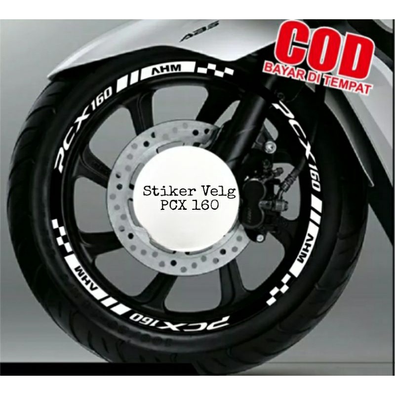 Stiker Velg PCX 160 Stiker Velg PCX 160 Menyala