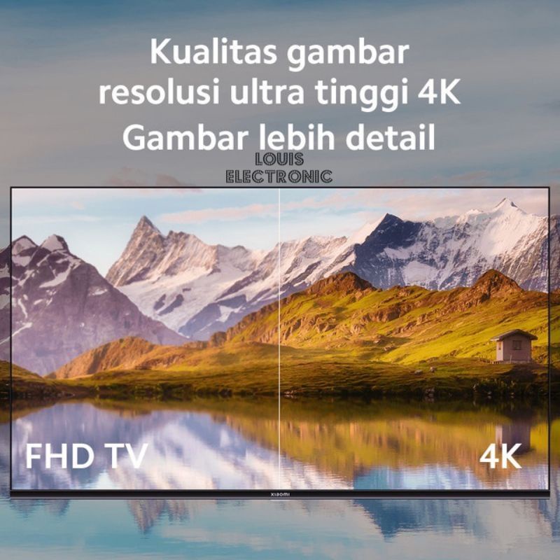 XIAOMI TV 43 INCH SMART TV A2 4K UHD DIGITAL TV ANDROID TV ( KHUSUS MEDAN )