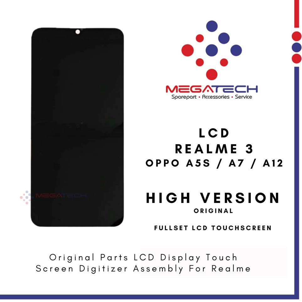 SUPER LARIS LCD Oppo A5S / LCD Oppo A7 / LCD Oppo A12 / LCD Realme 3 Universal Fullset Touchscreen 3797 ♞