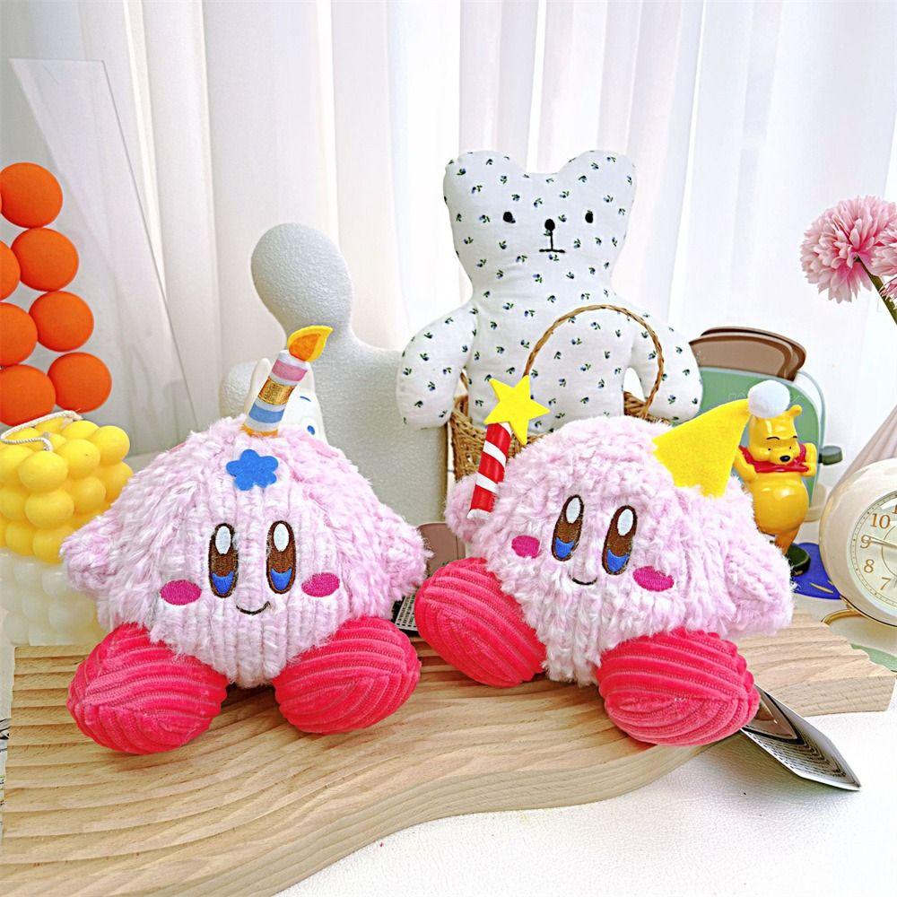 Lanfy Kirby Mainan Mewah Anak Hadiah Kawaii Kartun Untuk Gadis Lembut Dekorasi Kamar Boneka Boneka