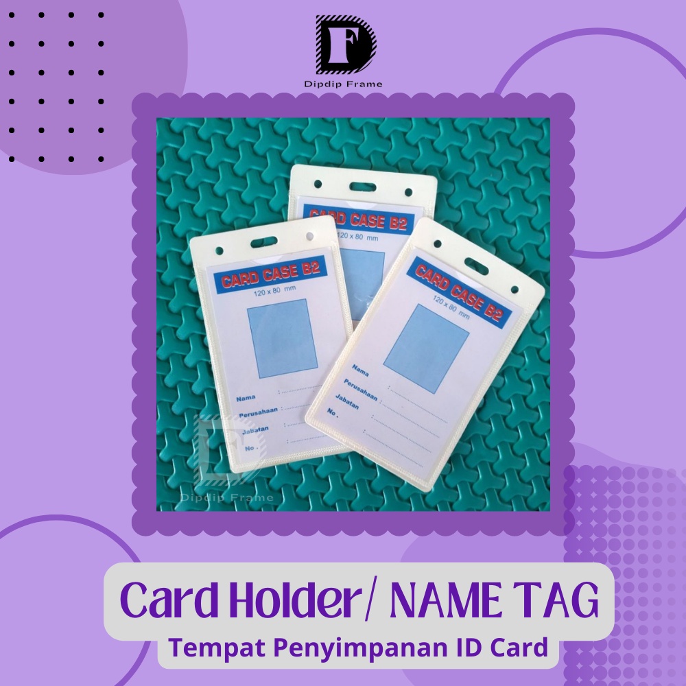 

Tempat ID Card Plastik Name Tag