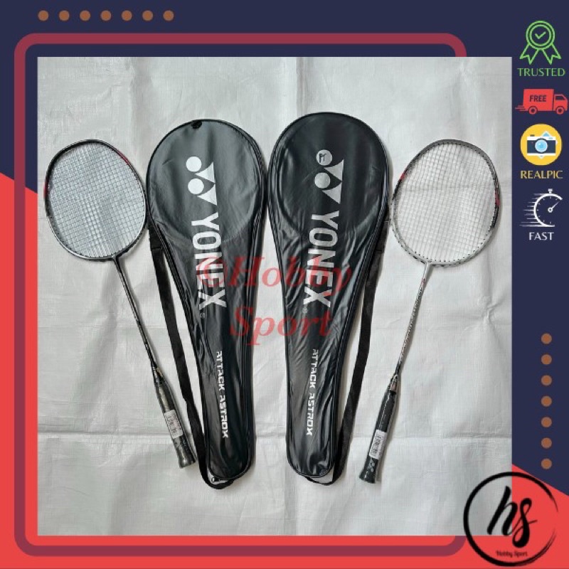Racket Badminton Premium PT Senar Raket BuluTangkis Reket Bulu Tangkis