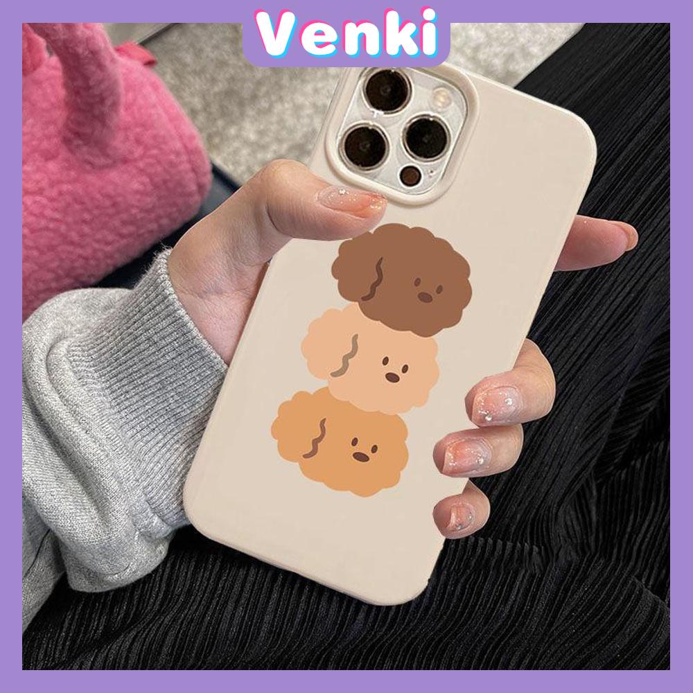 Case iPhone 14 Pro Max Soft TPU Candy Case Cute Curly Dogs Glossy Khaki Case Camera Protection Shockproof For iPhone 13 12 11 Plus Pro Max 7 Plus X XR