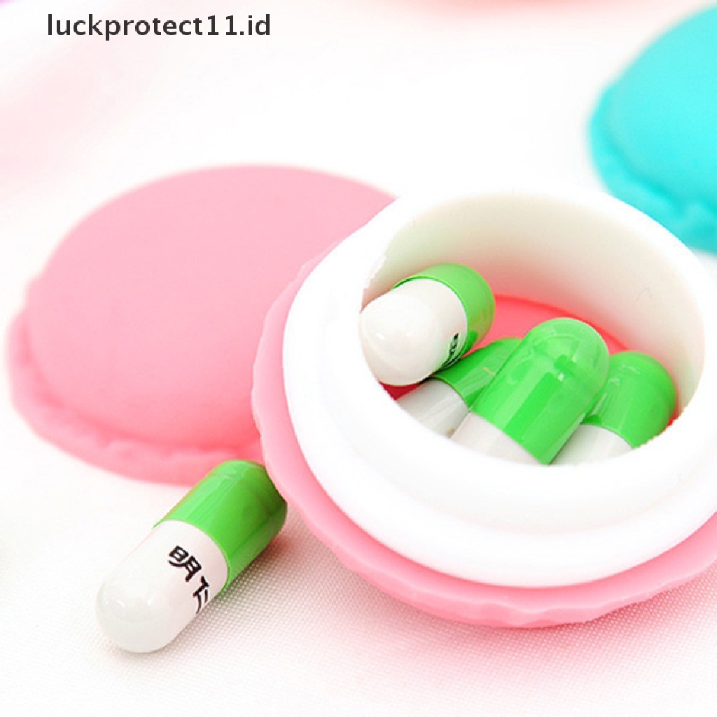 /Fashion Hot// Fashion// Lucu Permen Warna Macaron Mini Kotak Penyimpanan Kotak Perhiasan Pill Case Hadiah Ulang Tahun.