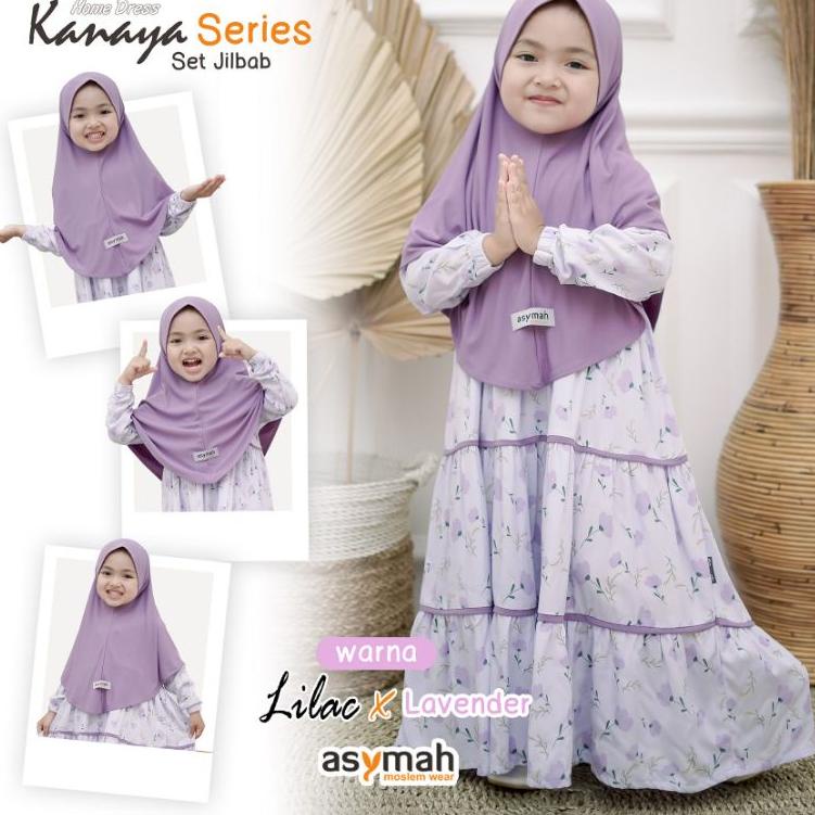 KANAYA SERIES LILAC X LAVENDER - GAMIS COUPLE IBU DAN ANAK BY ASYMAH [MBL.18De22ᴷ]