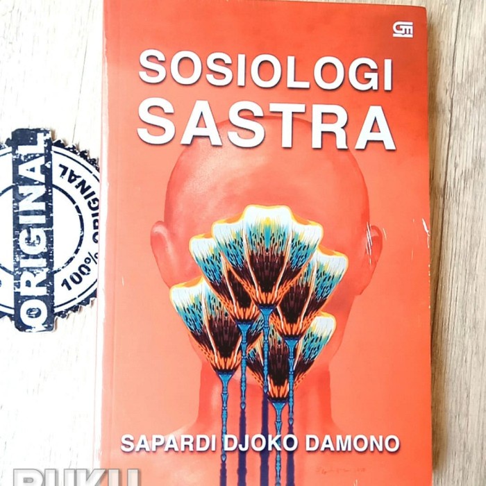 Sosiologi Sastra by Sapardi Djoko Damono - Original