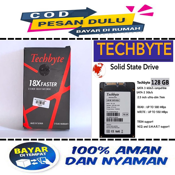 techbyte ssd 128 GB/SSD SATA