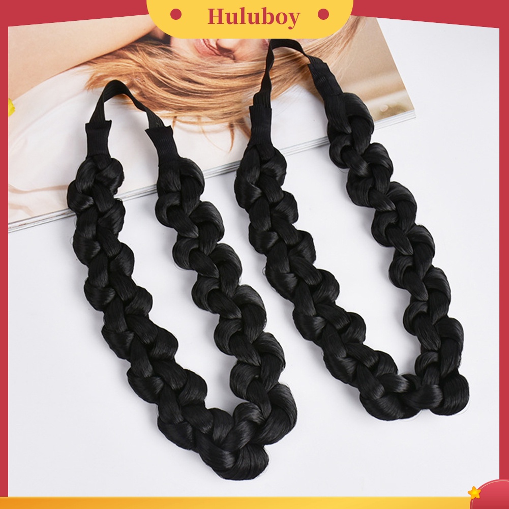 Bandana Rambut Model Kepang Elastis Untuk Wanita