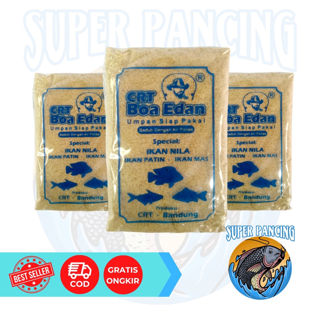 Umpan Boa Edan CRT Umpan Siap Pakai Special Ikan Nila, Ikan Patin, Ikan Mas