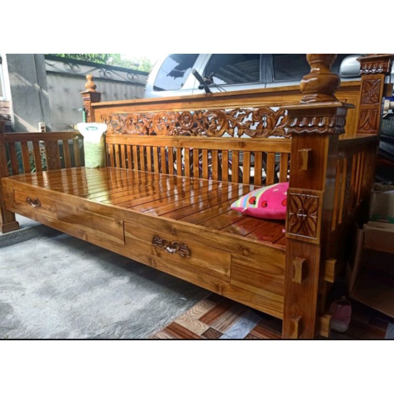 BANGKU/BALE-BALE UKIR JATI JEPARA