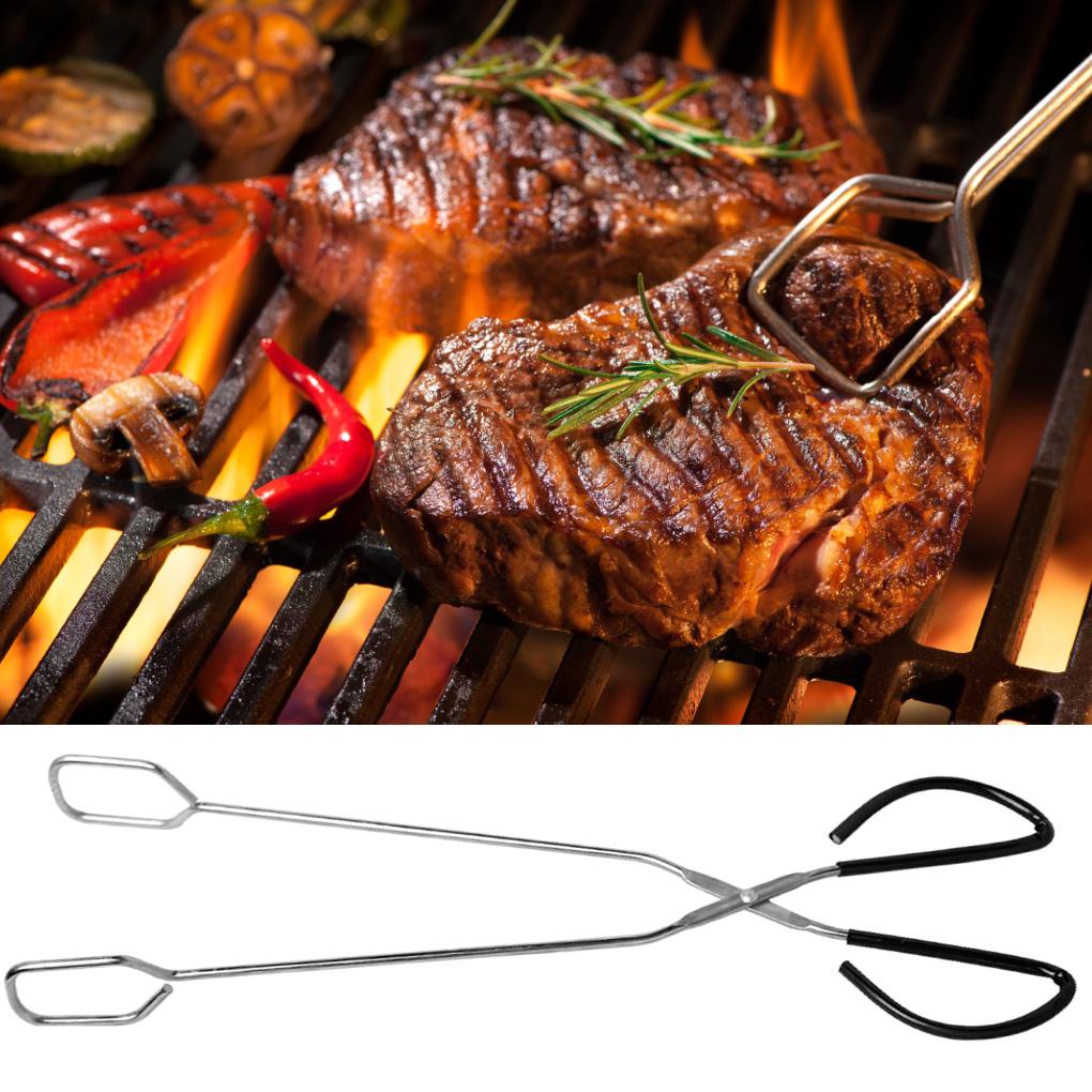 Penjepit Untuk Memasak BBQ - Heavy Duty Memanggang Penjepit Untuk Memasak &amp; Sajikan Makanan Ukuran Yang Di Butuhkan - Long Locking Stainless Tongs for Kitchen &amp; Barbecue