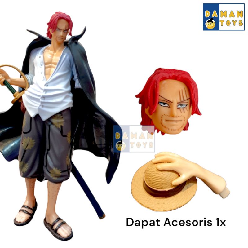 Action Figure One Piece Neo Dx Shanks The Red Haired Pirates Luffy Pajanga Patung