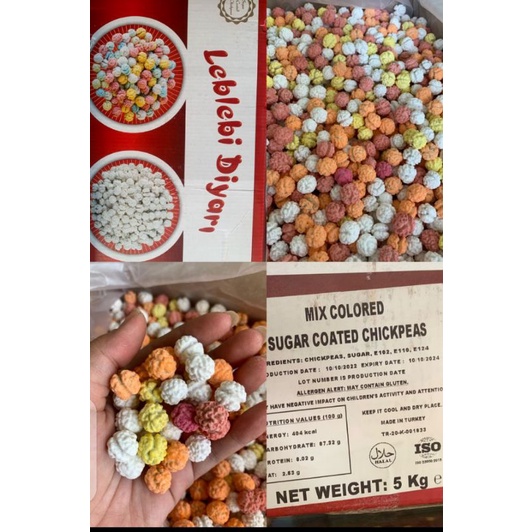 

kacang Arab berbalut coklat Turki