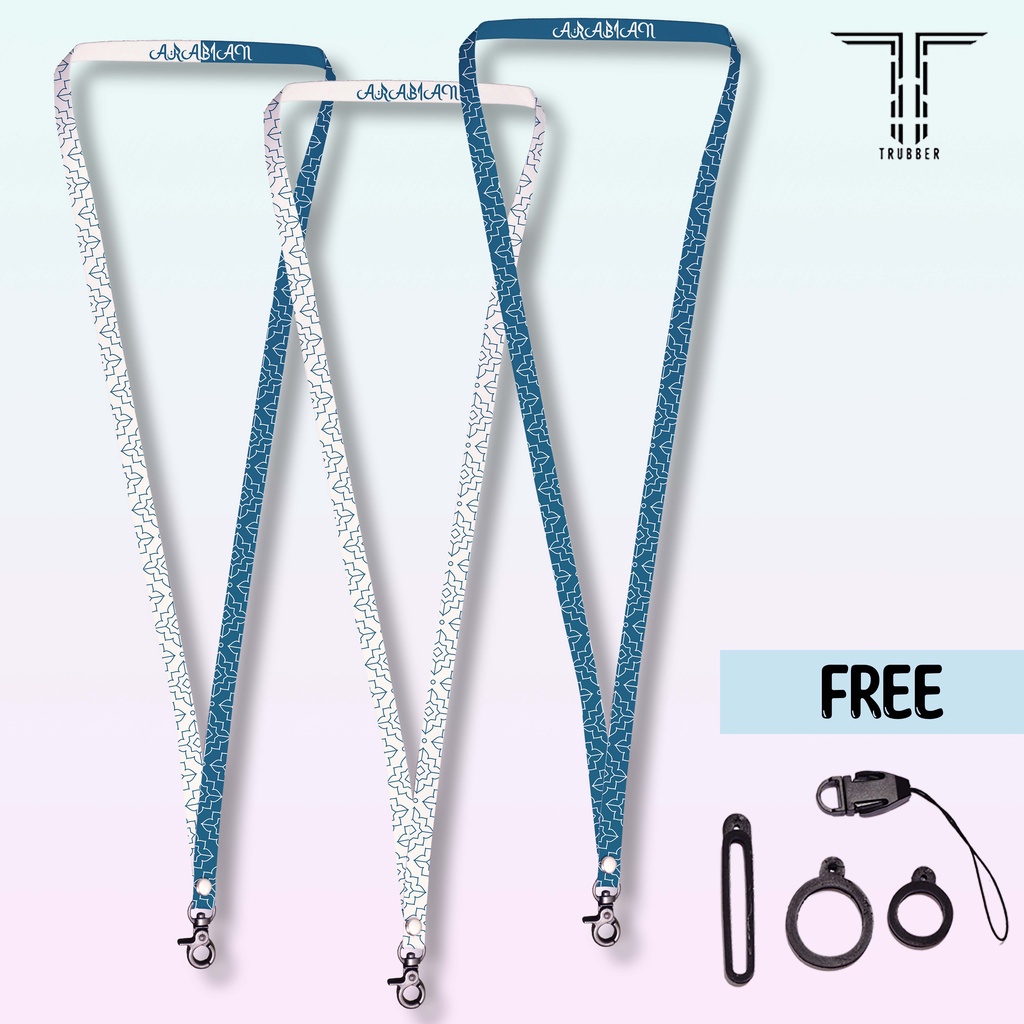 Lanyard  / lanyard aesthetic / lanyard cewek / Tali lanyard / tali hp / Lanyard TERMASUK 3pcs Oring 