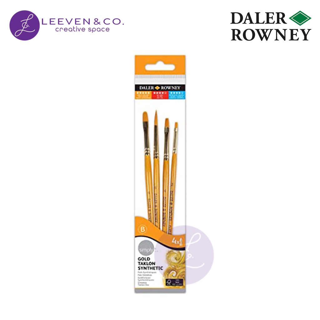 

SIMPLY ACRYLIC G TAKLON SH BRUSH SET 4PC #4