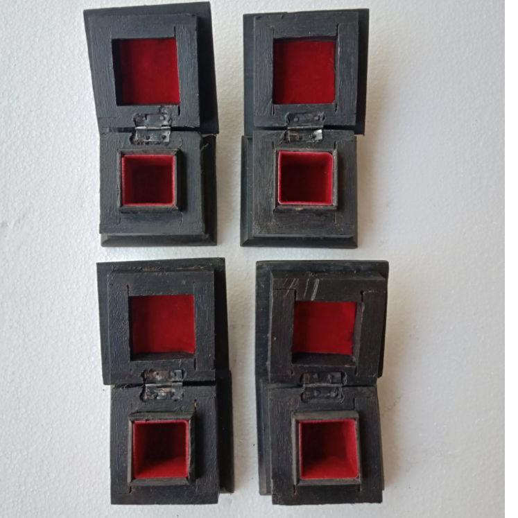 Ready Irit kotak kayu ukir kecil tempat penyimpanan  jimat batu mustika