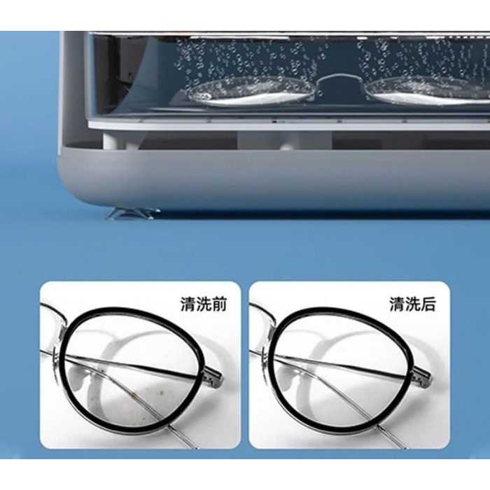 Glasses Cleaning Automatic Ultrasonik Pembersih Kacamata