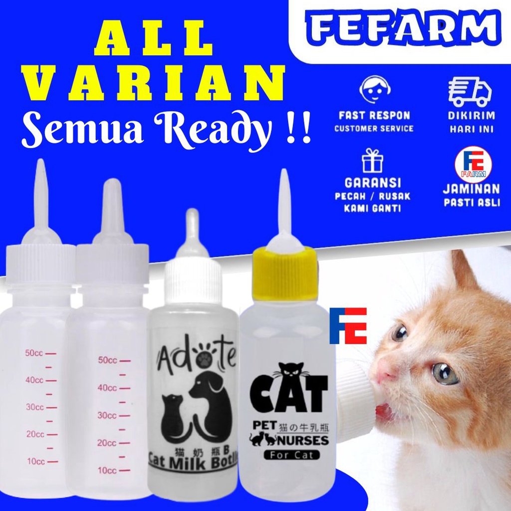 DOT BOTOL SUSU ALL VARIAN KUCING PREMIUM QUALITY FEFARM