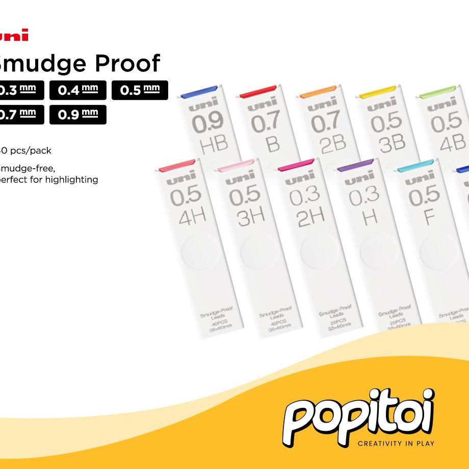 

↱ Uni Nano Dia SMUDGE PROOF Lead REFILL 0.3 0.5 0.7 0.9 mm ✦