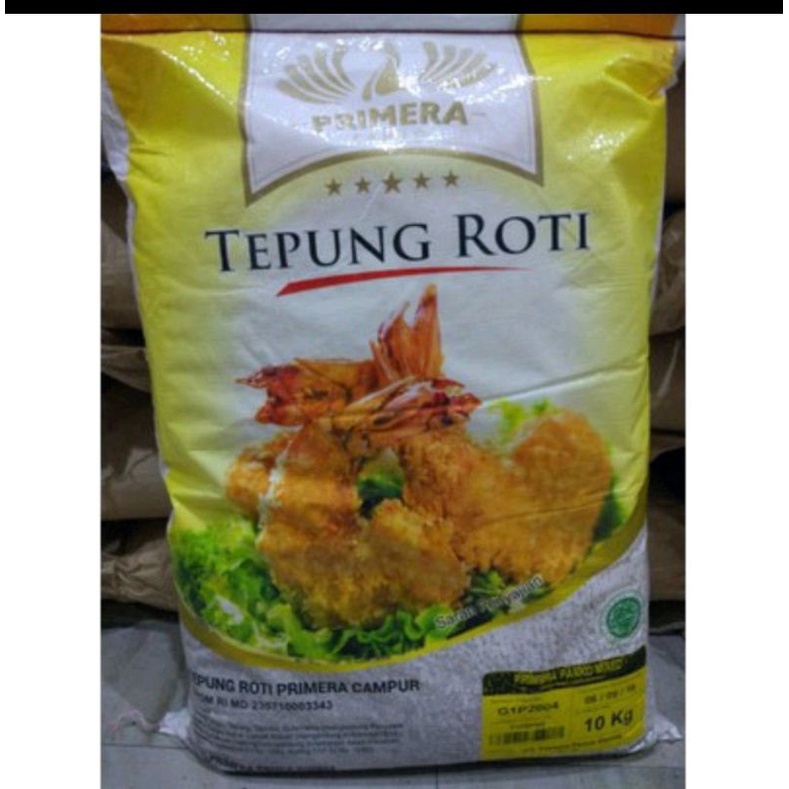 Tepung Roti Primera Panko Mix Breadcrumbs Panir 10kg / 1 Zak Ball Karung GROSIR