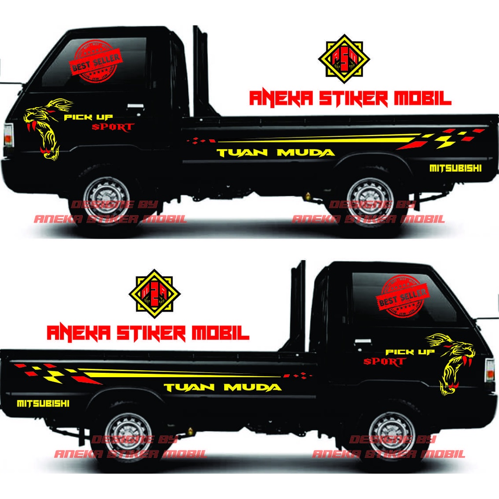 STIKER MOBIL PICK UP L300 STIKER L300 TERBARU STIKER CUTTING PICK UP