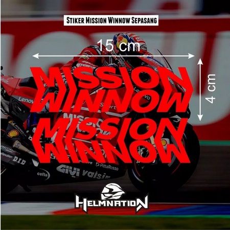 Stiker MISSION WINNOW