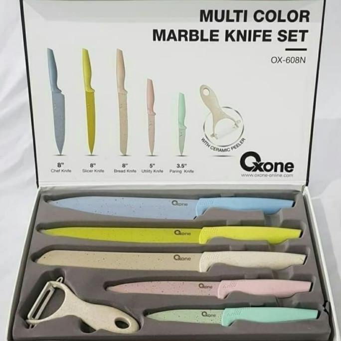 [ Oxone ] Pisau Set Oxone 6 Set OX 608N - Coating Marble