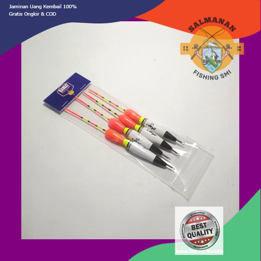 Pelampung Pancing Anti Badai Fiber Mini