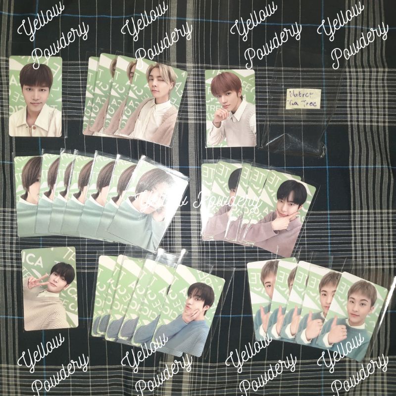 PHOTOCARD NATURE REPUBLIC X NCT 127 CICA TEA TREE MATCHA LIMITED EDITION INDONESIA PC TAEIL JOHNNY T