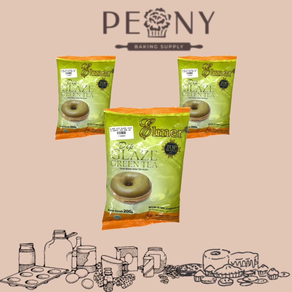 ELMER DIP GLAZE VISTA GREEN TEA 200 GR
