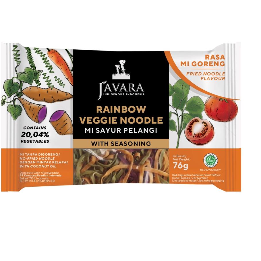 

Ready Stok Javara Rainbow Veggie Noodle - Mie Instan Sayur Pelangi Rasa Mie Goreng 76gr