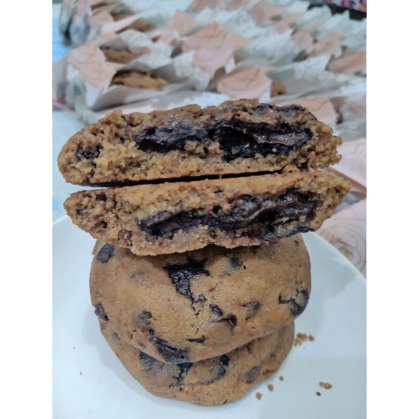 

Big Chewy cookies/soft cookies/monster cookies/cookies besar