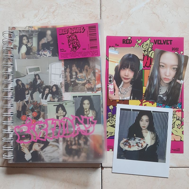 Album Red Velvet Birthday Photobook Recipe version ver unsealed + Rolled Poster PC Photocard Joy Pol