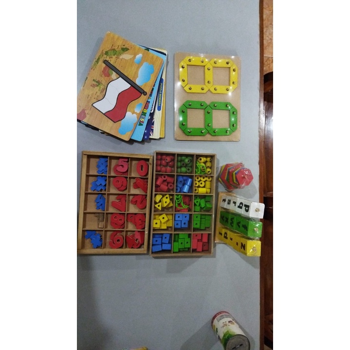 paket mainan edukatif 500.000 alat peraga edukatif edukasi anak paud tk