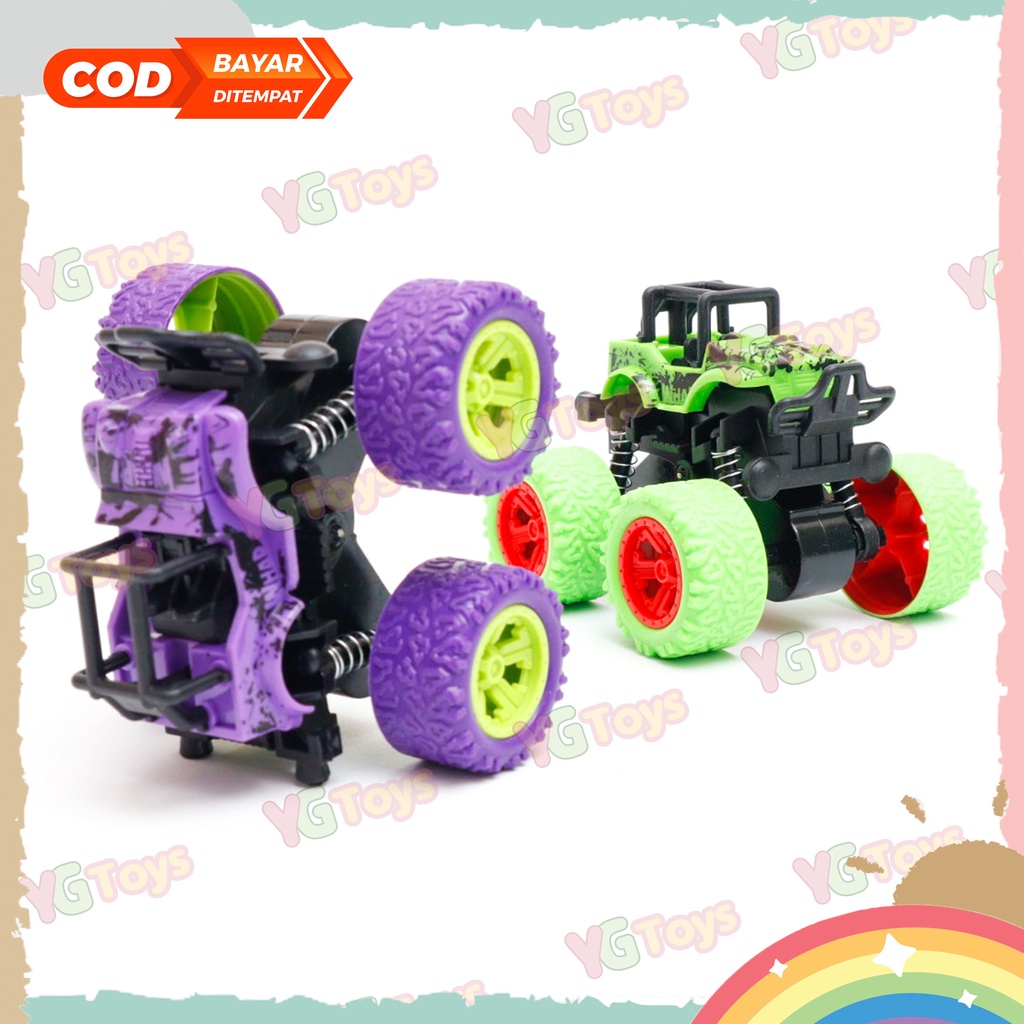 YGtoys Monster Zap Mainan Mobil Mobilan Jeep Jip anak Truk Truck Off Road 4 Wheel Drive Inertial