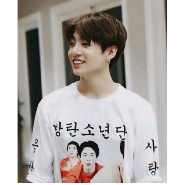 Kaos BTS Jungkook Run Sablon Lengkap Lengan Panjang